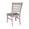 International Concepts Set of 2 Cosmo Chairs, Washed Finish, Washed Gray Taupe C09-310P - alternate 3
